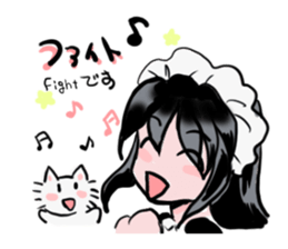 cat and Housemaid sticker #9134936