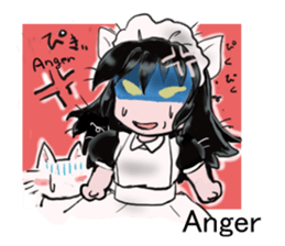 cat and Housemaid sticker #9134944