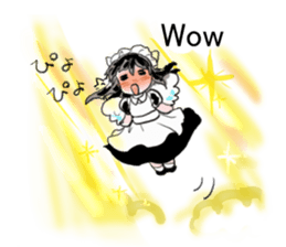 cat and Housemaid sticker #9134945