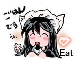 cat and Housemaid sticker #9134951