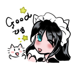 cat and Housemaid sticker #9134953