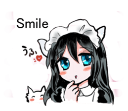 cat and Housemaid sticker #9134960