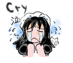 cat and Housemaid sticker #9134964