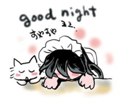 cat and Housemaid sticker #9134967