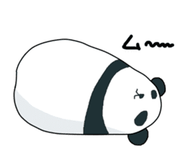Panda of egg sticker #9135178