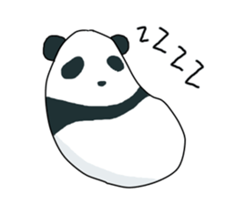 Panda of egg sticker #9135182