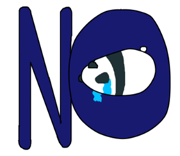 Panda of egg sticker #9135184