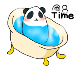Panda of egg sticker #9135188