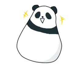 Panda of egg sticker #9135202