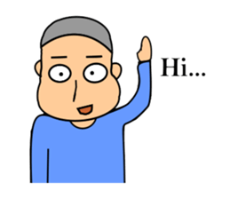 Flat Face Boy sticker #9135888