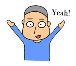 Flat Face Boy sticker #9135890