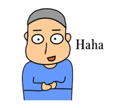 Flat Face Boy sticker #9135892