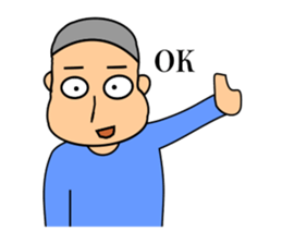 Flat Face Boy sticker #9135895