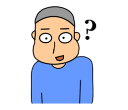 Flat Face Boy sticker #9135898