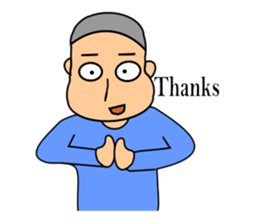 Flat Face Boy sticker #9135902