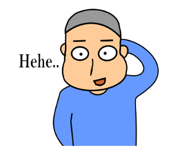 Flat Face Boy sticker #9135908