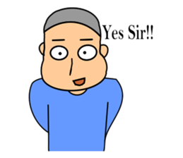 Flat Face Boy sticker #9135911