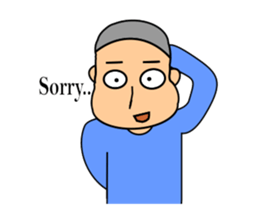 Flat Face Boy sticker #9135912