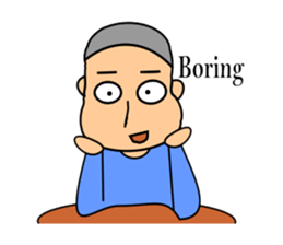 Flat Face Boy sticker #9135918