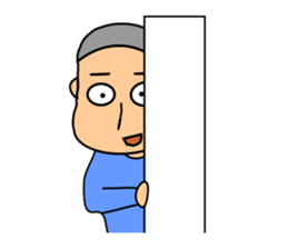 Flat Face Boy sticker #9135920