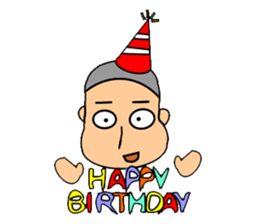 Flat Face Boy sticker #9135921