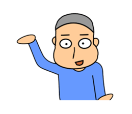 Flat Face Boy sticker #9135922