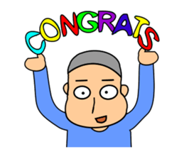 Flat Face Boy sticker #9135923