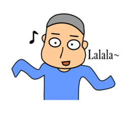 Flat Face Boy sticker #9135924