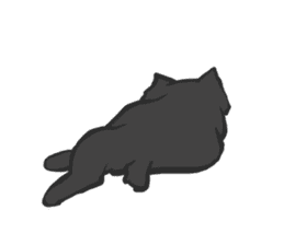 Amazing Black Cat sticker #9136540