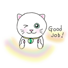 Happiness cats sticker #9136584