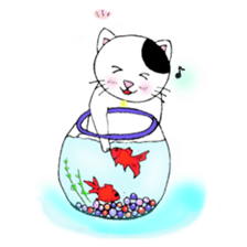 Happiness cats sticker #9136604