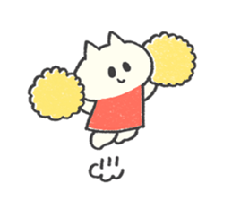 The kitten wearing a dress sticker #9136781