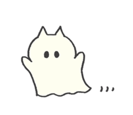 The kitten wearing a dress sticker #9136794