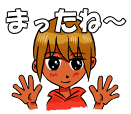 Genki boy AKIRA sticker #9137419