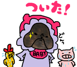 Dairy French Bulldog stickers sticker #9139177