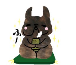 Dairy French Bulldog stickers sticker #9139188