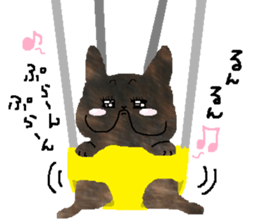 Dairy French Bulldog stickers sticker #9139195