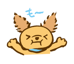 Cinnamon fluffy dog sticker #9139309