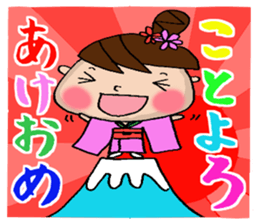 New Year Sticker of Odango U-ko sticker #9139569