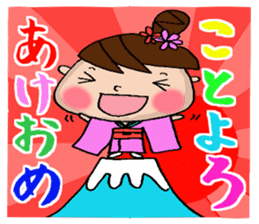 New Year Sticker of Odango U-ko sticker #9139569