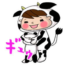 New Year Sticker of Odango U-ko sticker #9139597