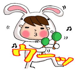 New Year Sticker of Odango U-ko sticker #9139599