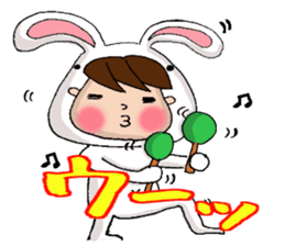 New Year Sticker of Odango U-ko sticker #9139599