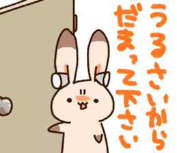 deer and rabbit sticker #9139837