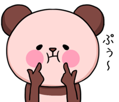 Pink Panda! sticker #9139861