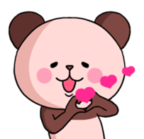Pink Panda! sticker #9139865