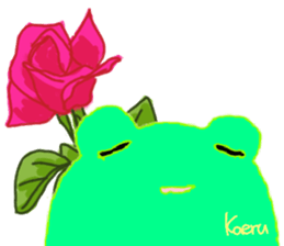 Song of the frog sticker #9140002