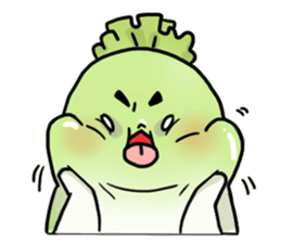 lettuce Dog (veggie dog) sticker #9140098