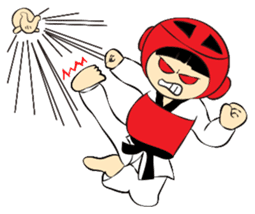 Taekwondo soldier sticker #9140297