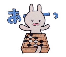 the game of go and animals sticker #9140502